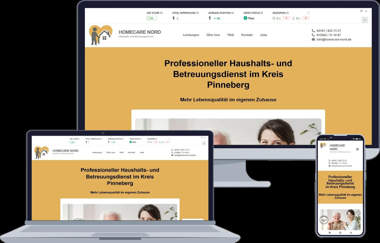 Vorschau des Projekts Homecare Nord